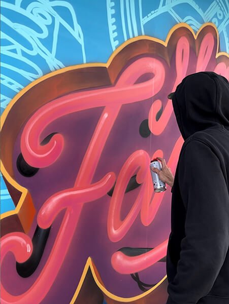 Famous Footwear Mural Famous Footwear Mural