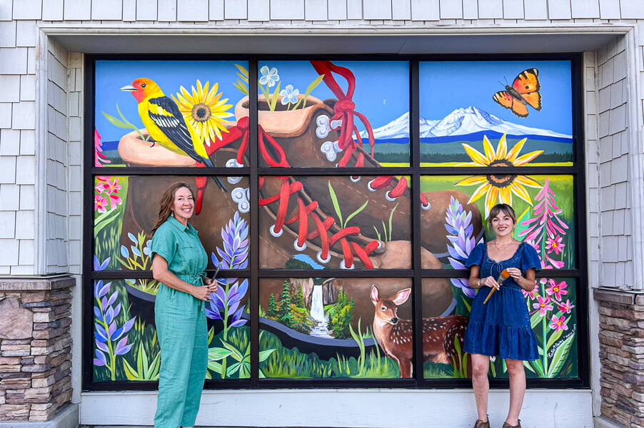 Famous Footwear Mural Famous Footwear Mural