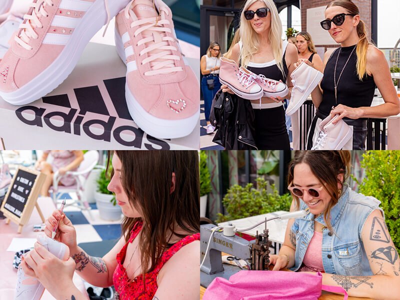 Famous Footwear pink Mid